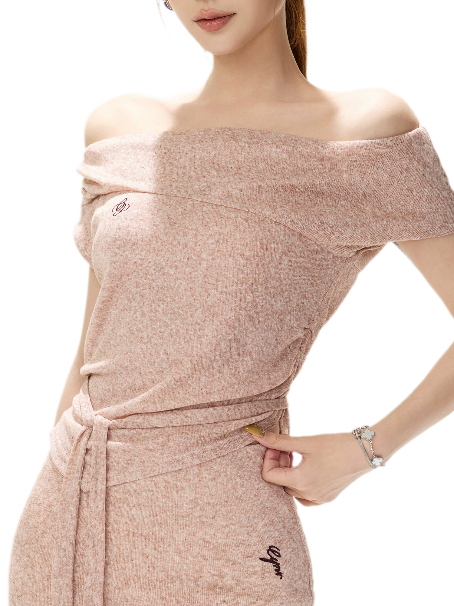 Textured Knit Midi Set
