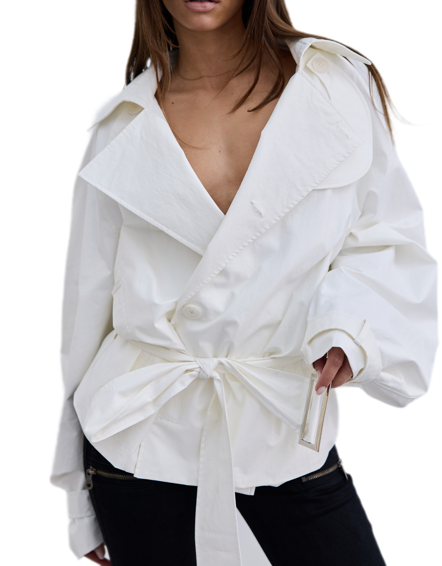 Waxed Trench Coat
