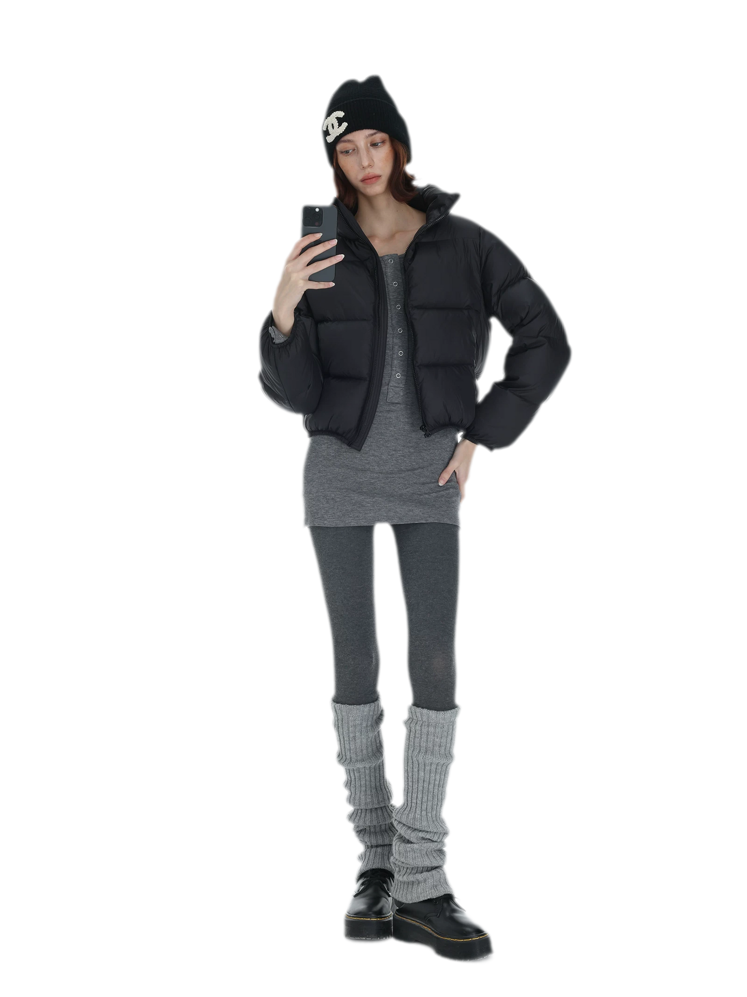 90 White Down Puffer Jacket