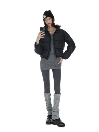 90 White Down Puffer Jacket