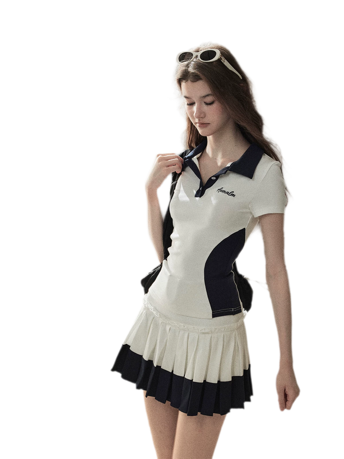 Preppy Knit Skirt Set