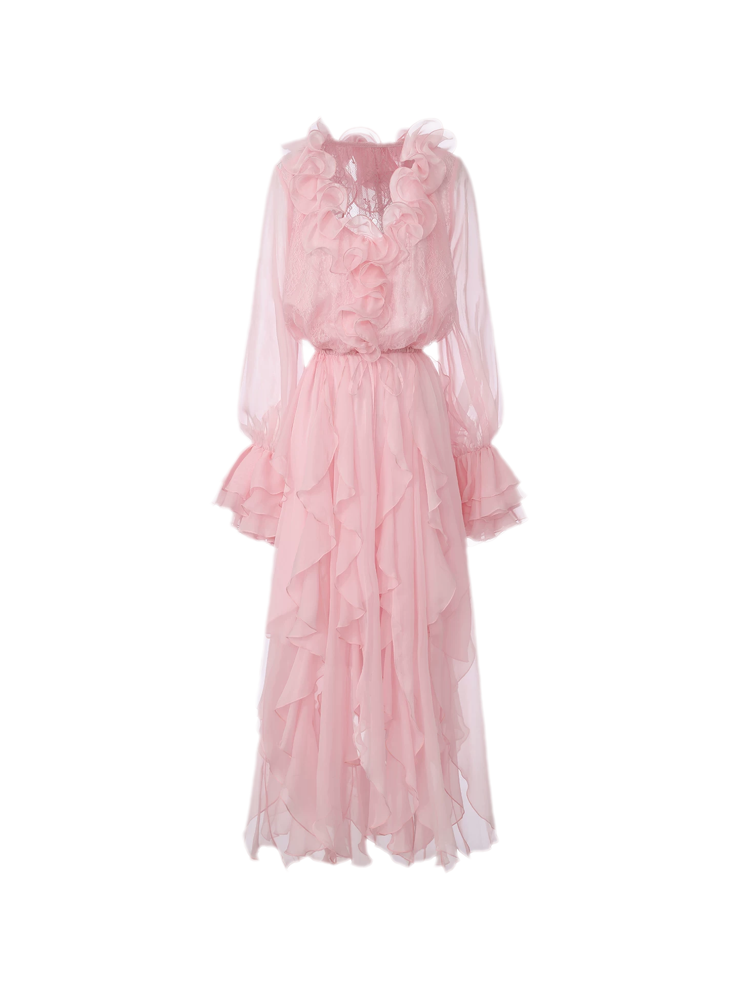 Lace Ruffle Dress