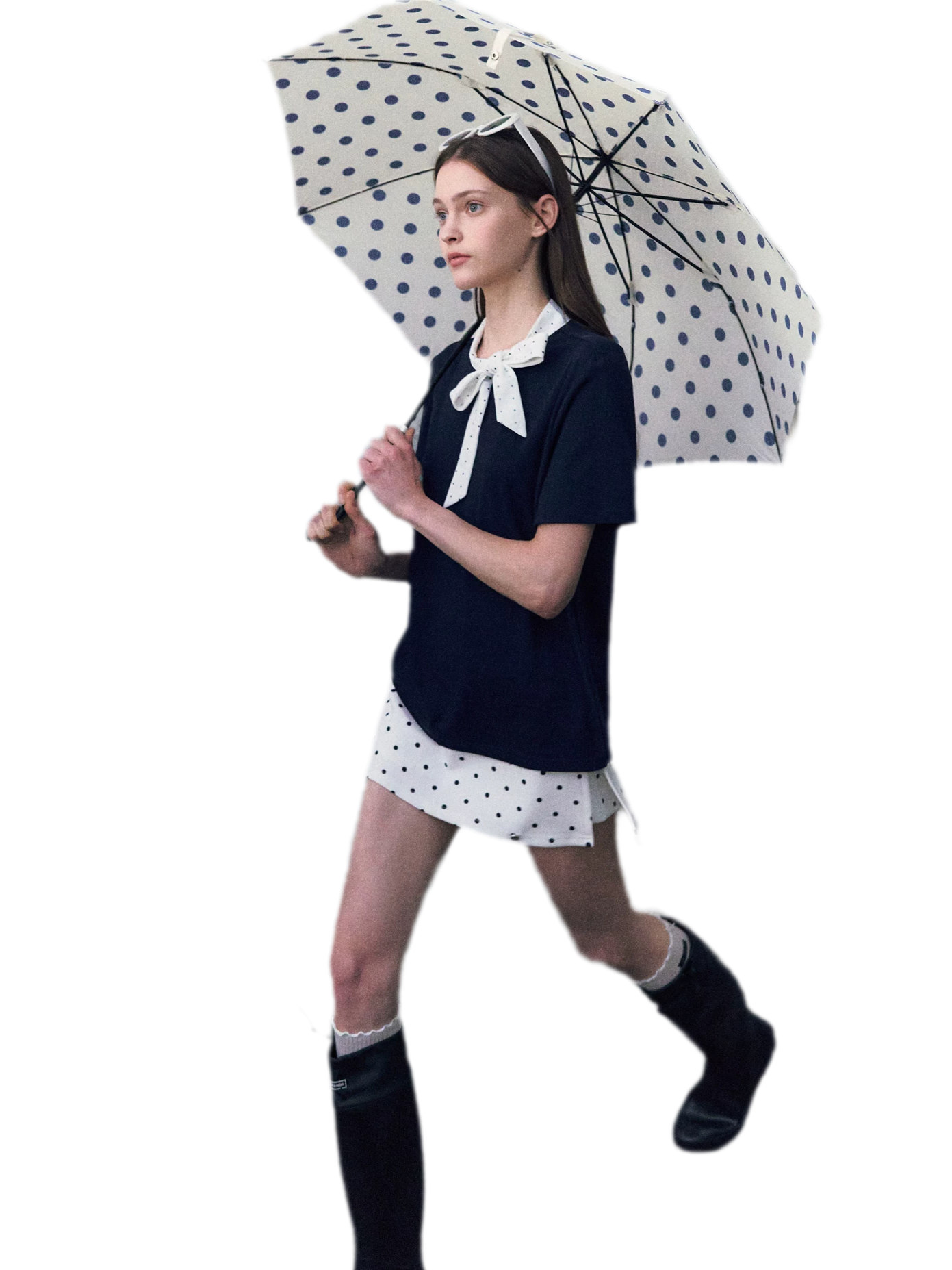 Polka Dot Bow T-Shirt