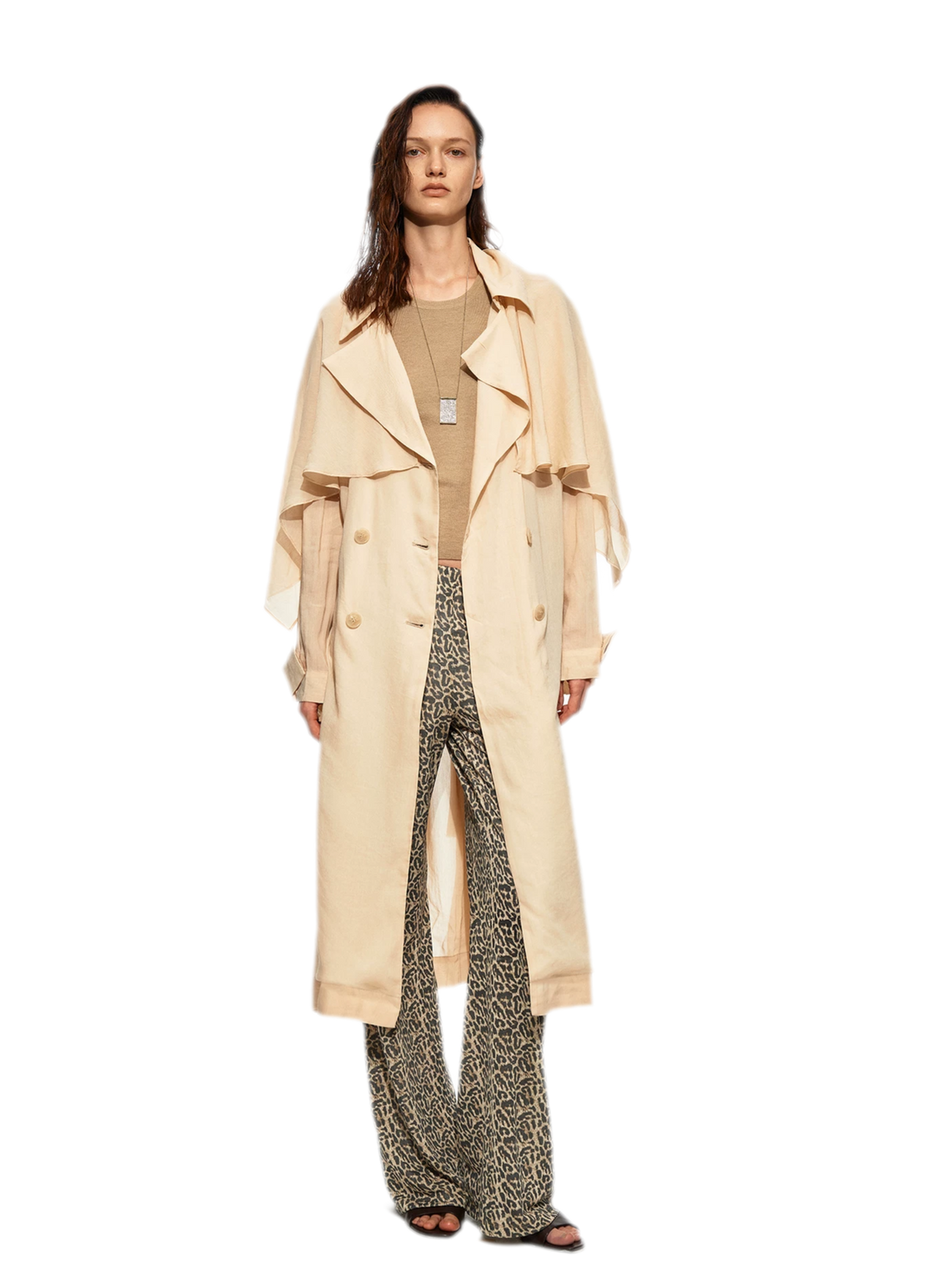Linen Tencel Sun Trench
