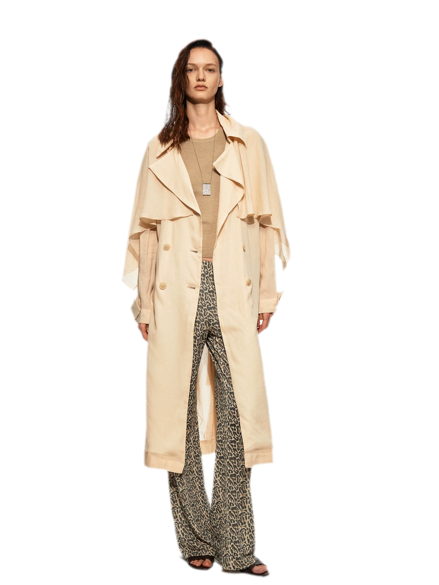 Linen Tencel Sun Trench