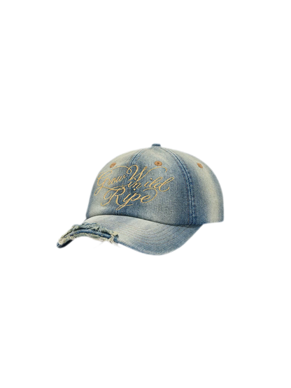 Vintage Washed Denim Cap