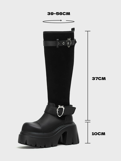 Thick Platform Knee Boots