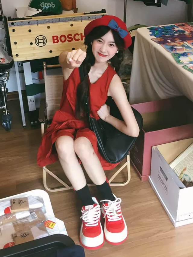 Red Platform Sneakers
