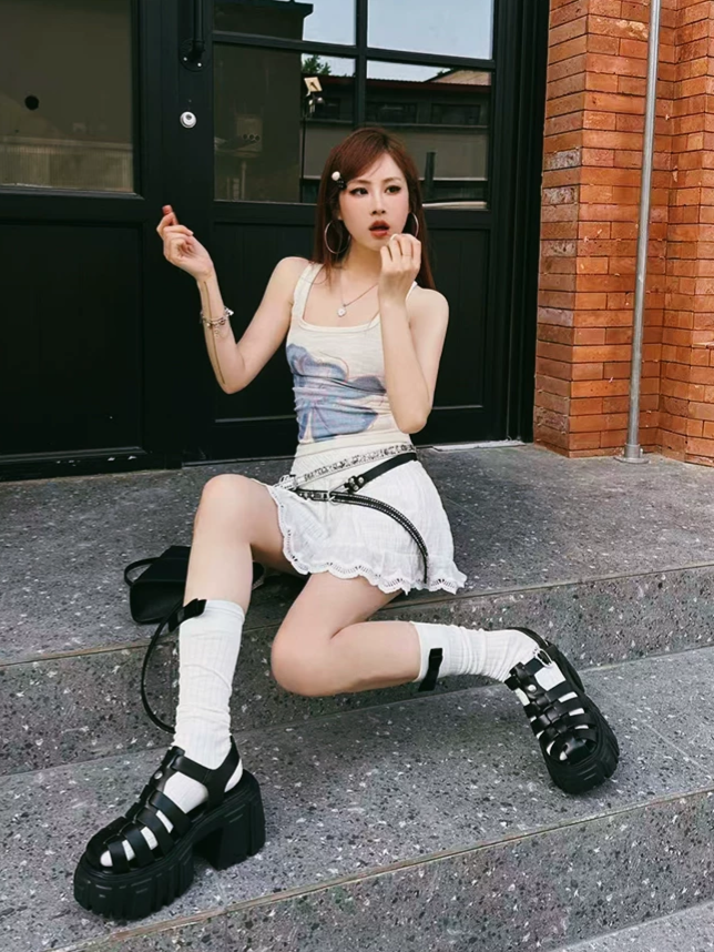 Chunky Platform Fisherman Sandals