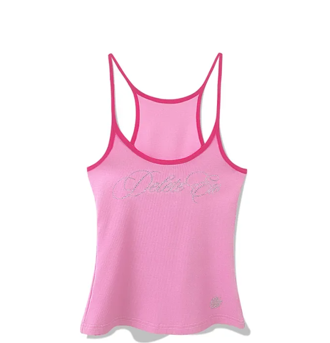 Rhinestone Ribbed Cami Top