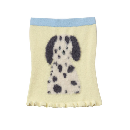 Faux-Mohair Tube Top