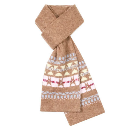 Fair Isle Wool Scarf