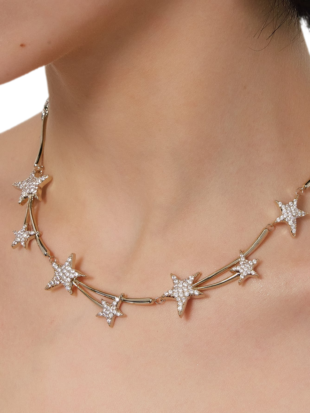 Meteor Cubic Zirconia Necklace