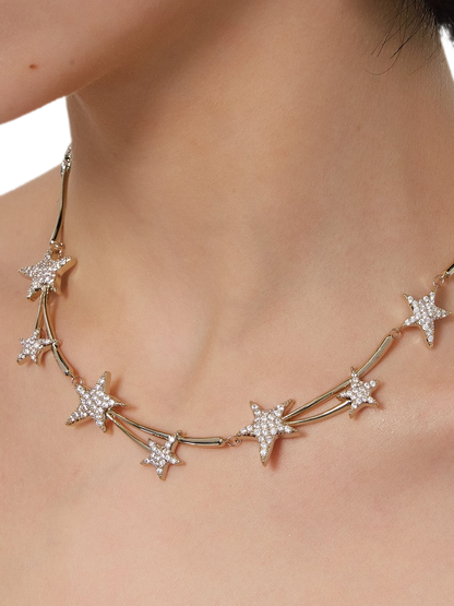 Meteor Cubic Zirconia Necklace