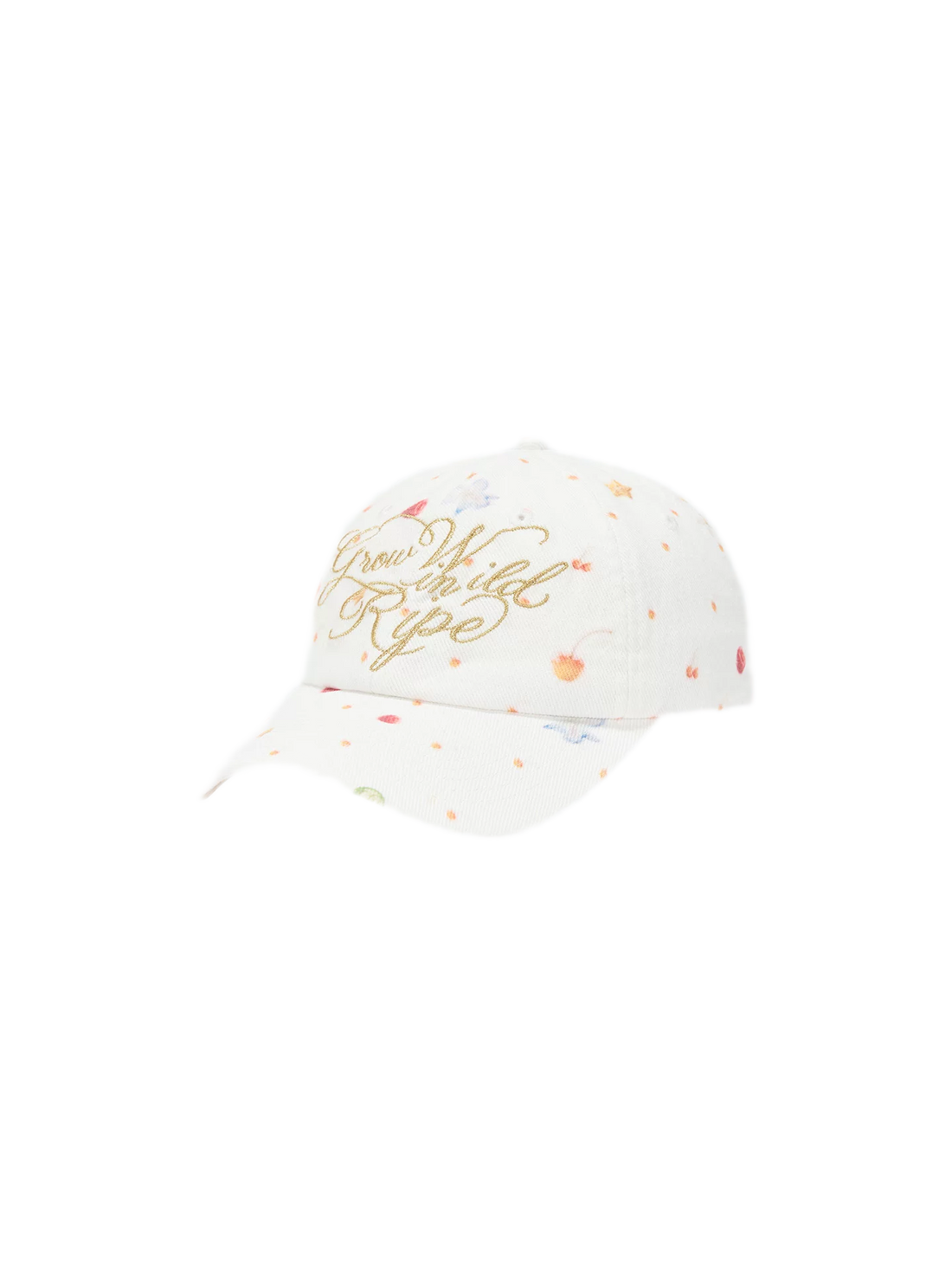 VIA PITTI Fruit Print Embroidered Cap – view 2