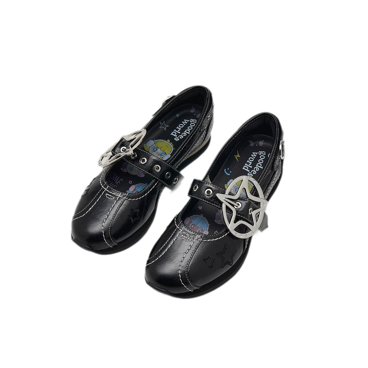 Star Buckle Mary Jane Shoes