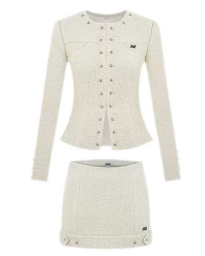 White Tweed Jacket