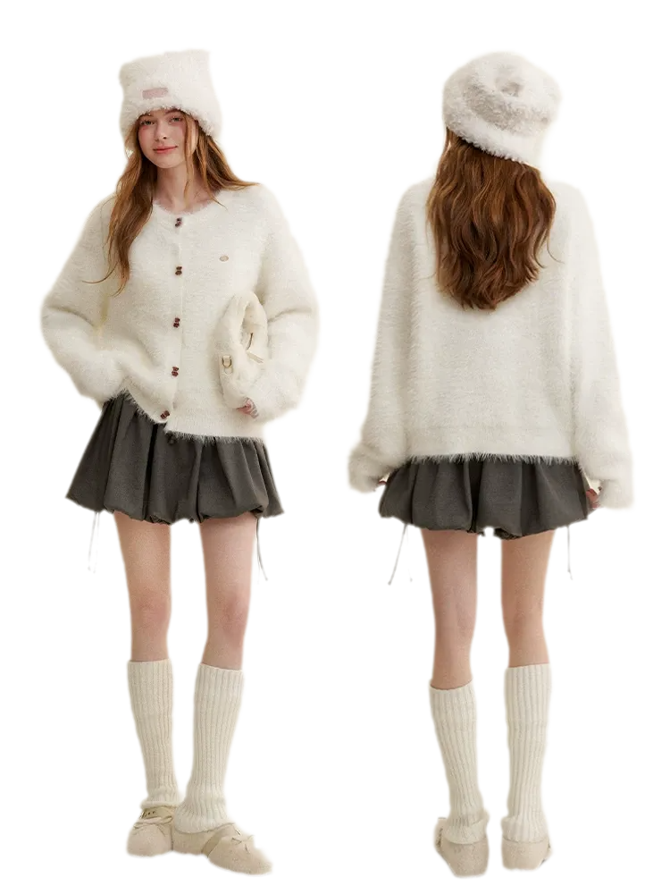 Snow Bear Knit Cardigan