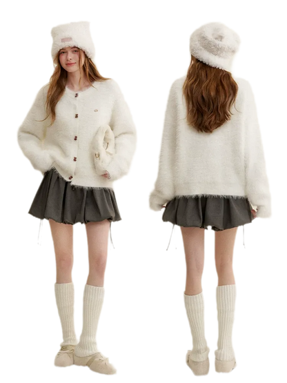 Snow Bear Knit Cardigan