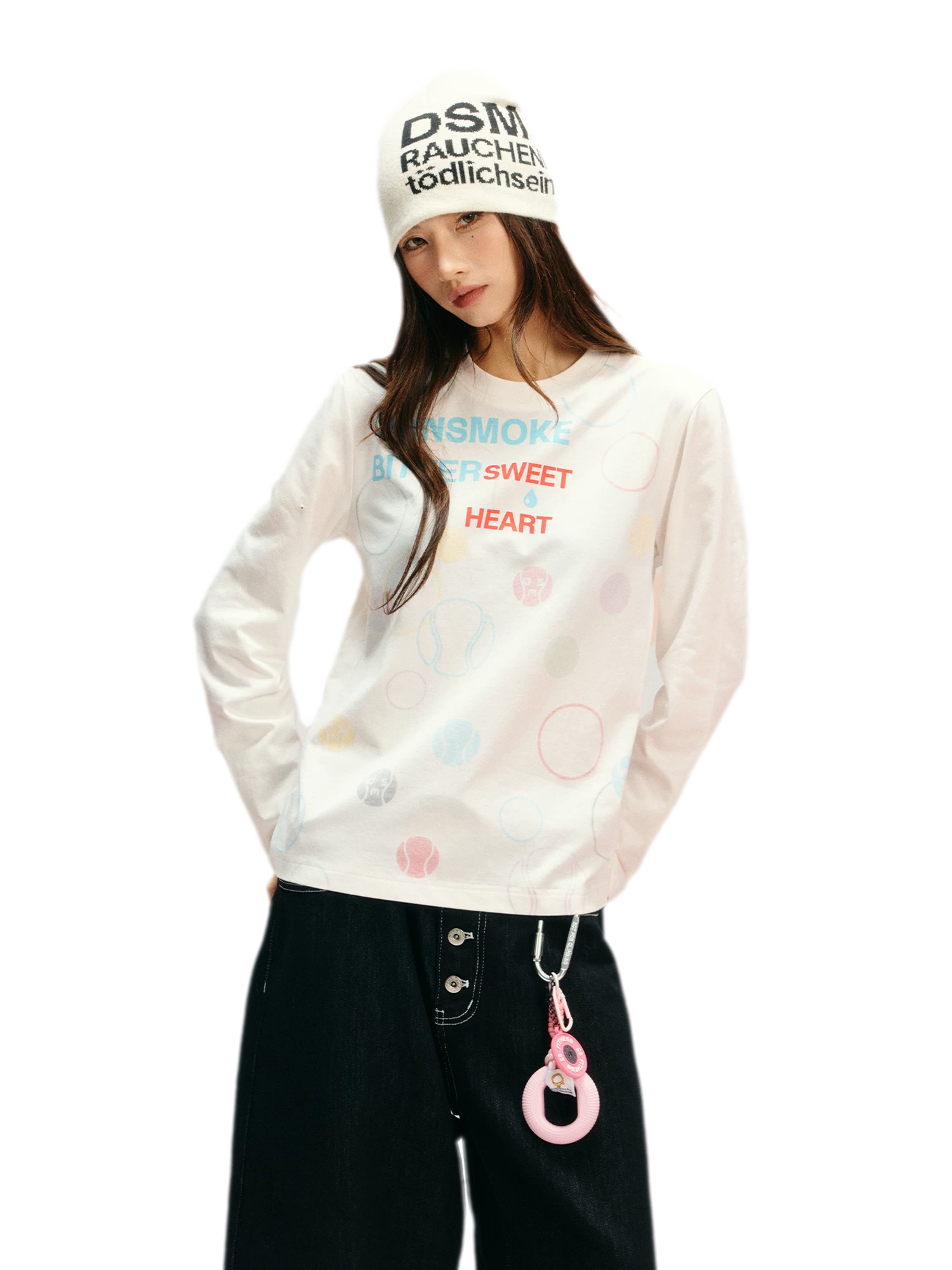 Sorona Polka-Dot Long-Sleeve T-Shirt