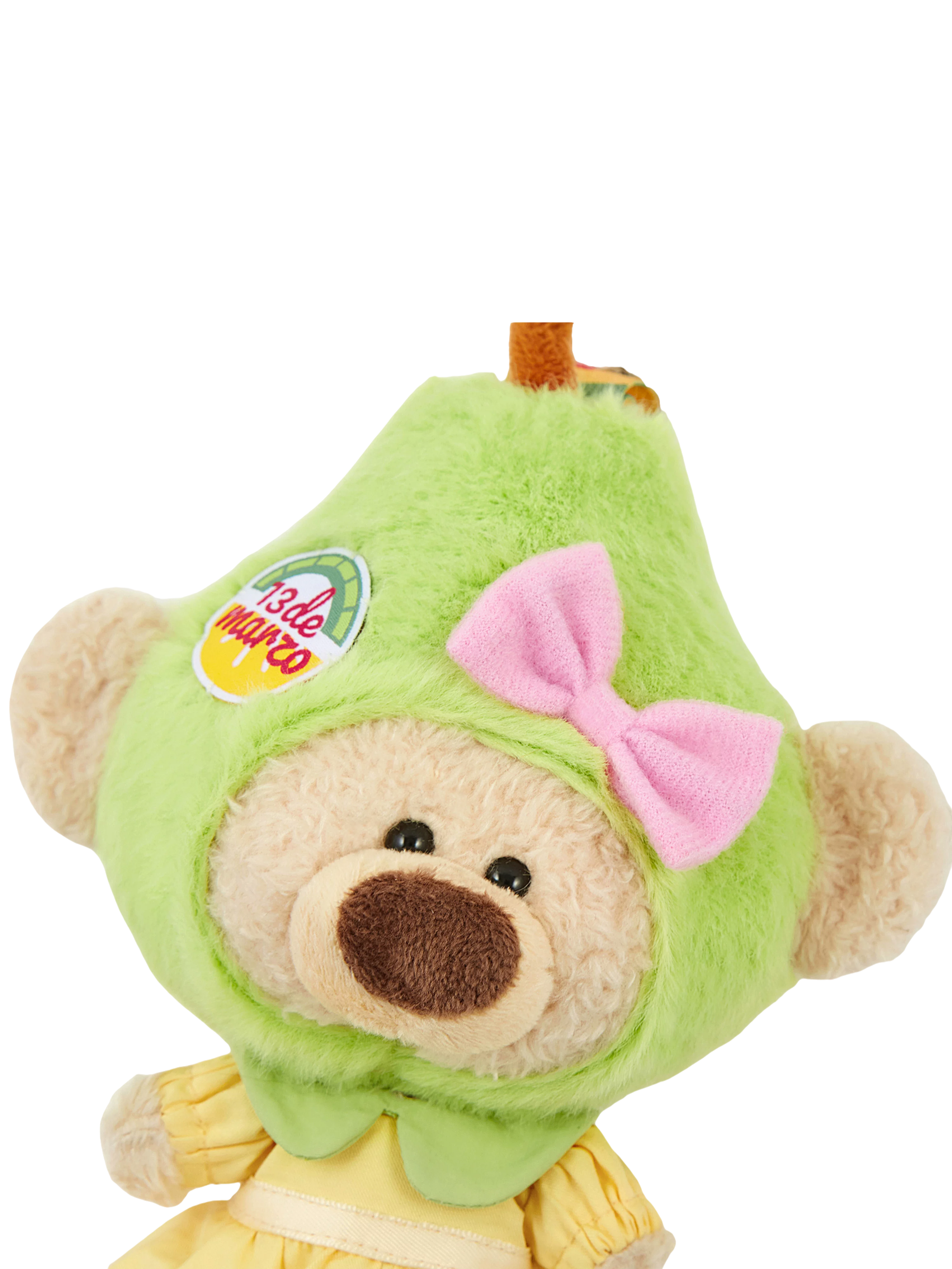 Plush Pear Fruit Keychain