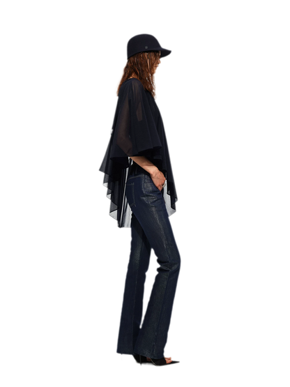 Pearl Sheen Flare Jeans