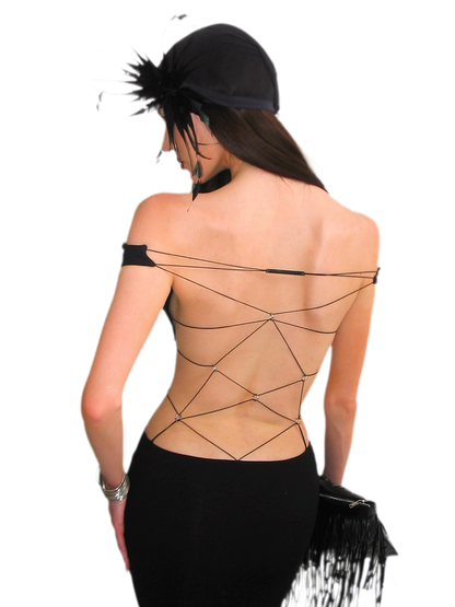 Back Tie Mermaid Dress
