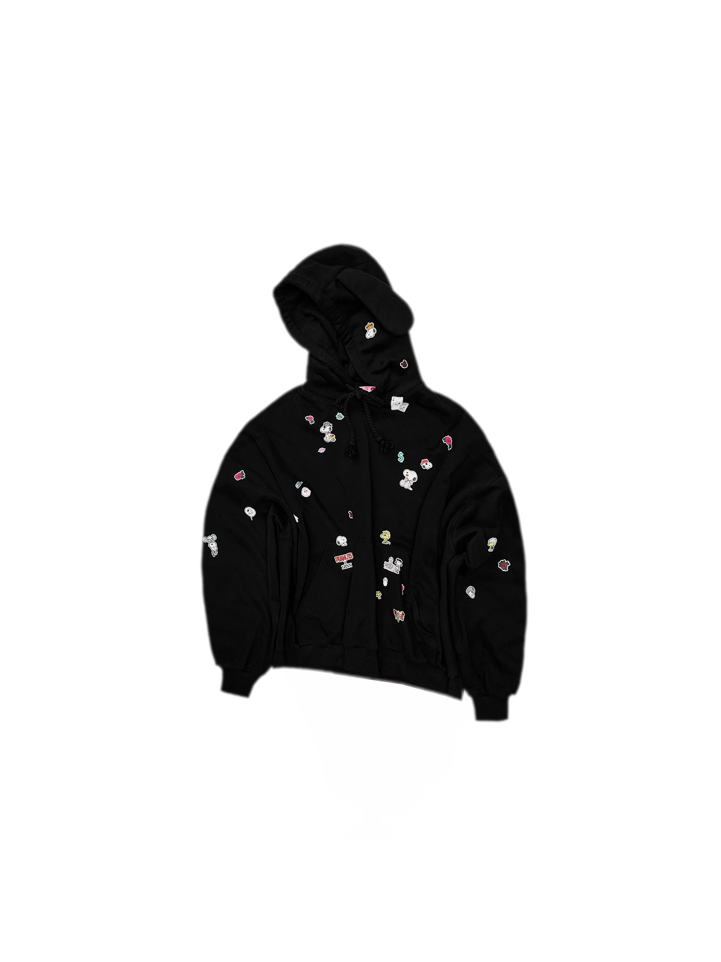 Brushed Oversized Graphic Hoodie