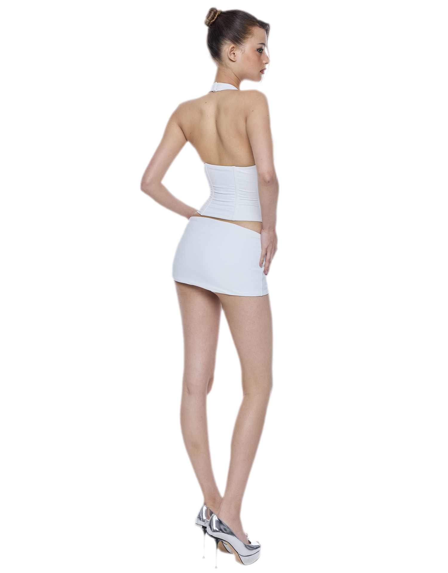 Structured Bustier Mini Skirt