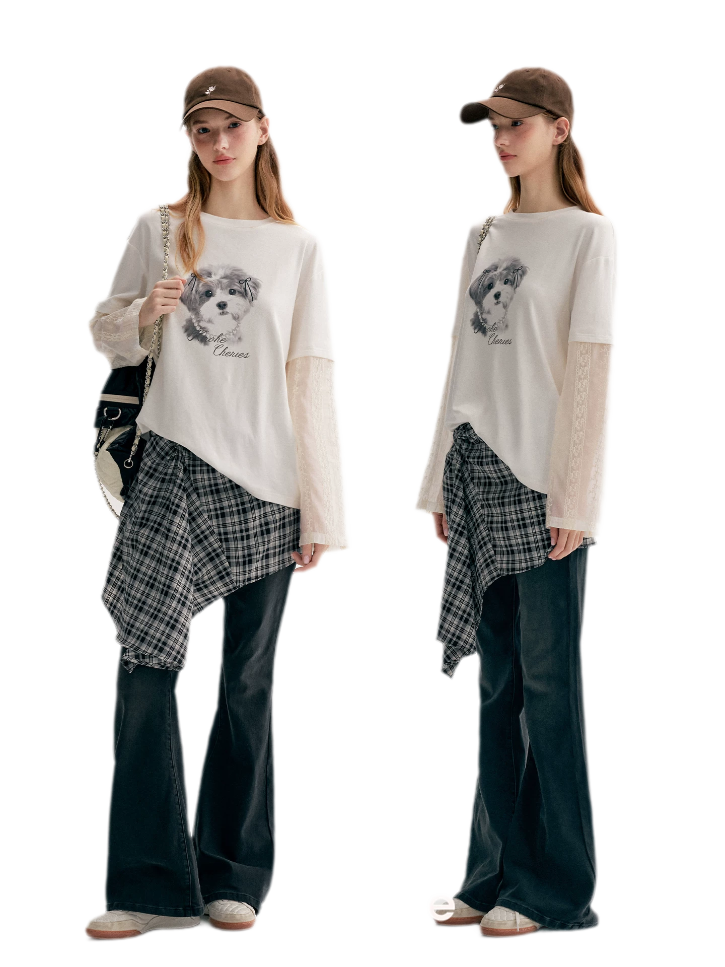 Tencel Cotton Dog Embroidered Tee