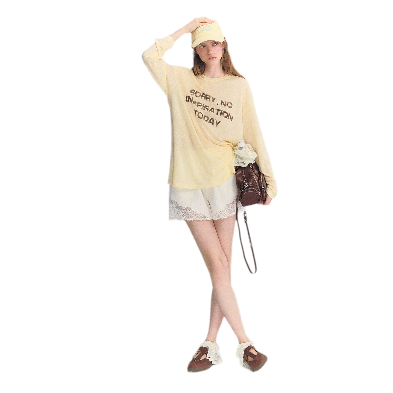 Lace Trim Cotton Shorts