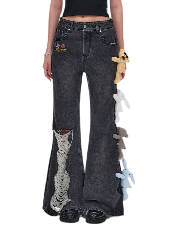 13DE MARZO Holiday Plush Denim Jeans – Jeans