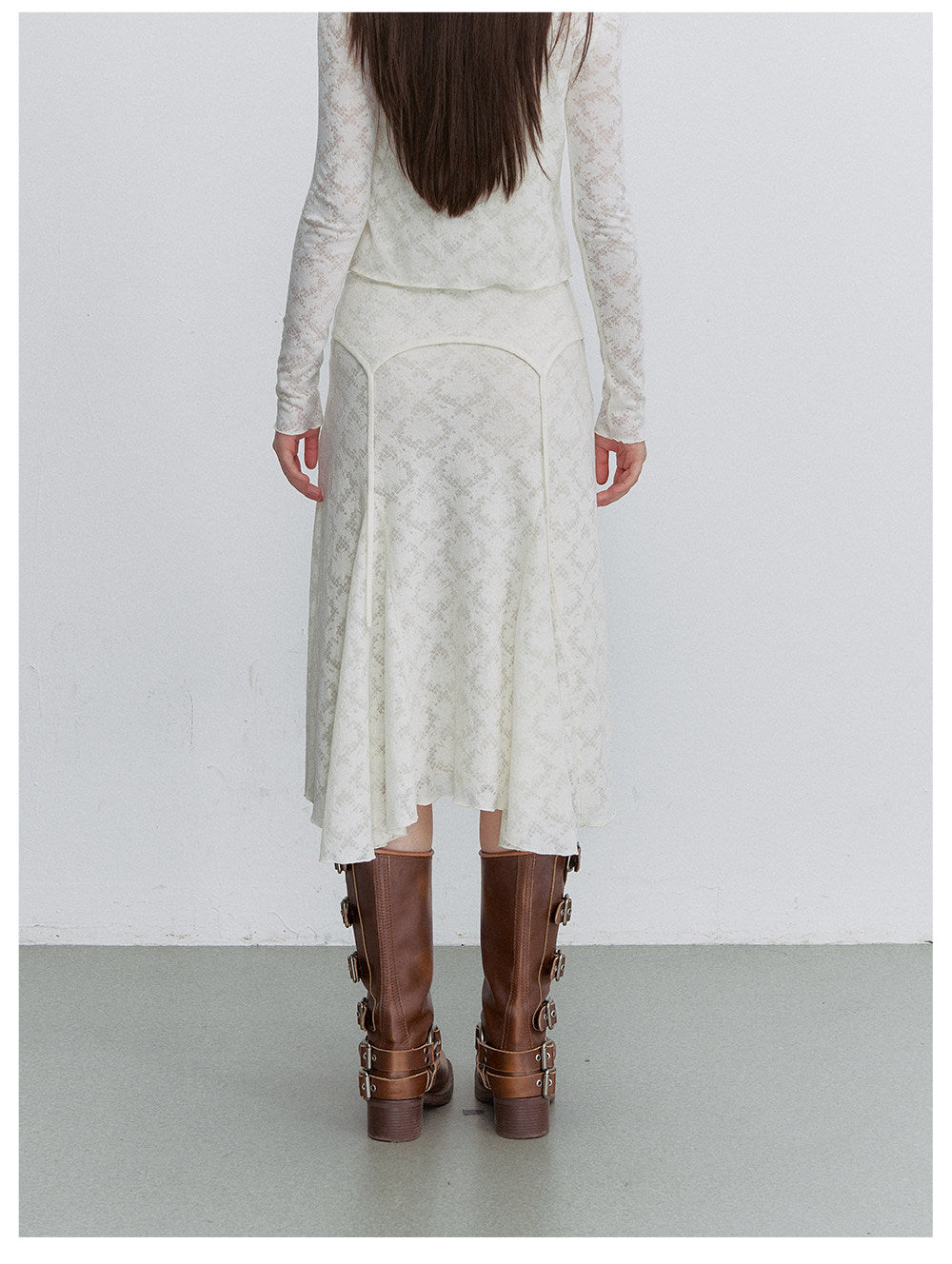 Textured Lace Three-Piece Set