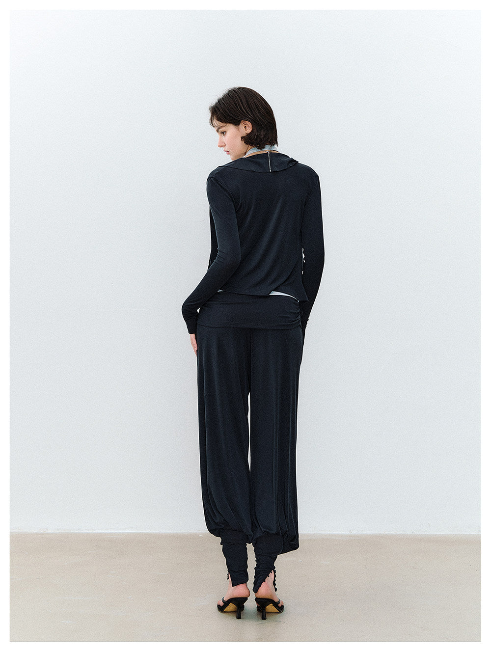 Irregular Ruffle Knit Set