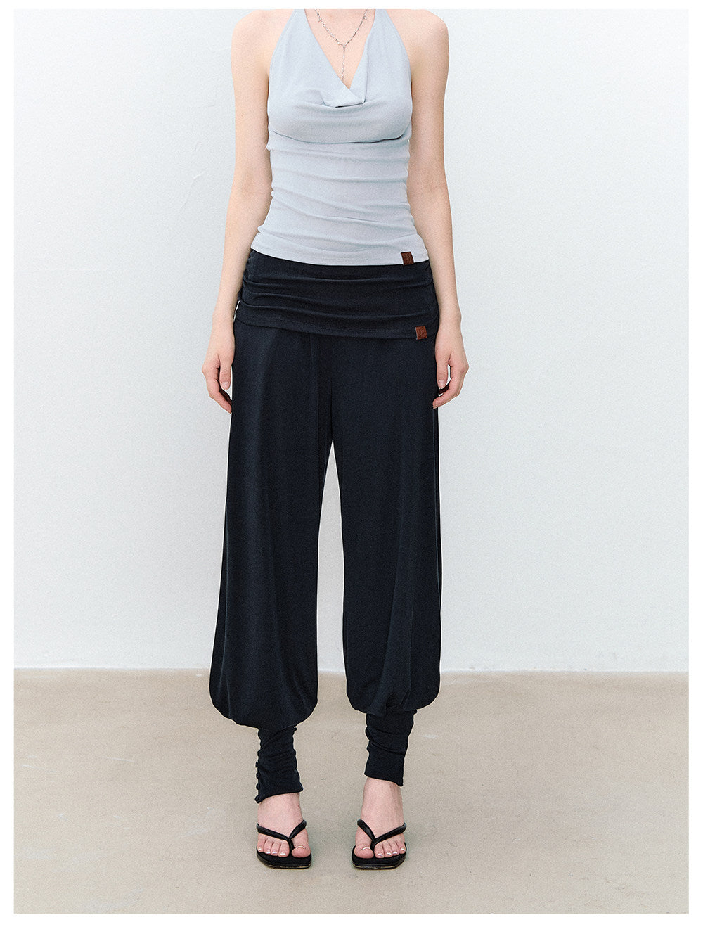 Irregular Ruffle Knit Set