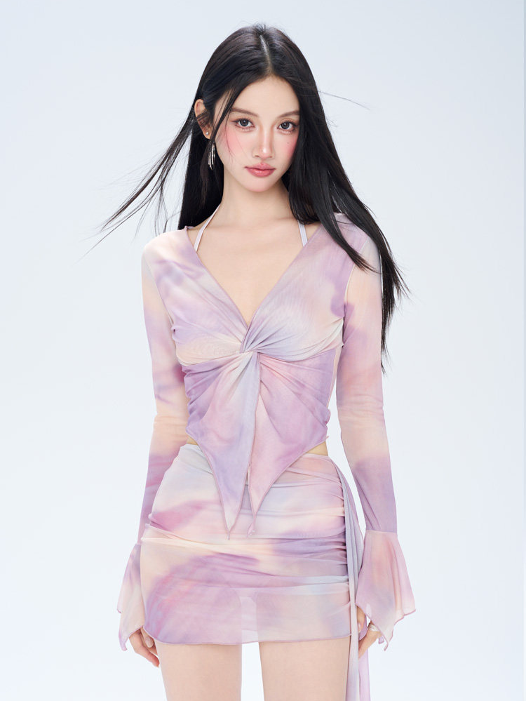 Sheer Layered Swim Set
