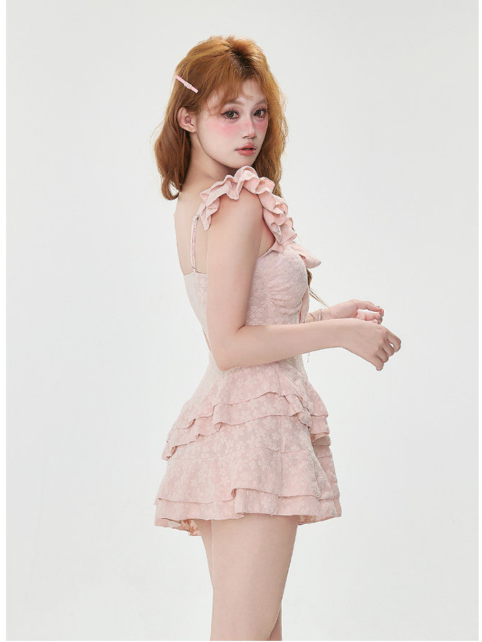 Bow Flounce One-Piece