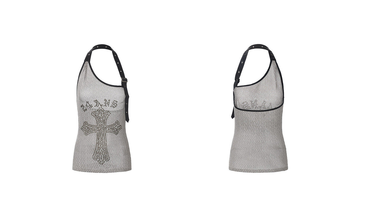 Asymmetric Rhinestone Cami Top