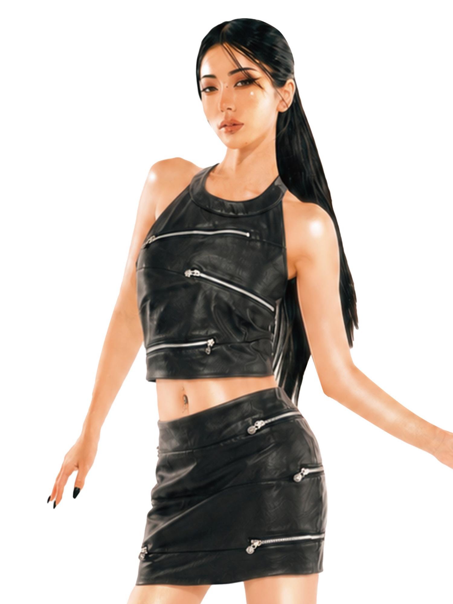 24ANS x UWA Halter Leather Set