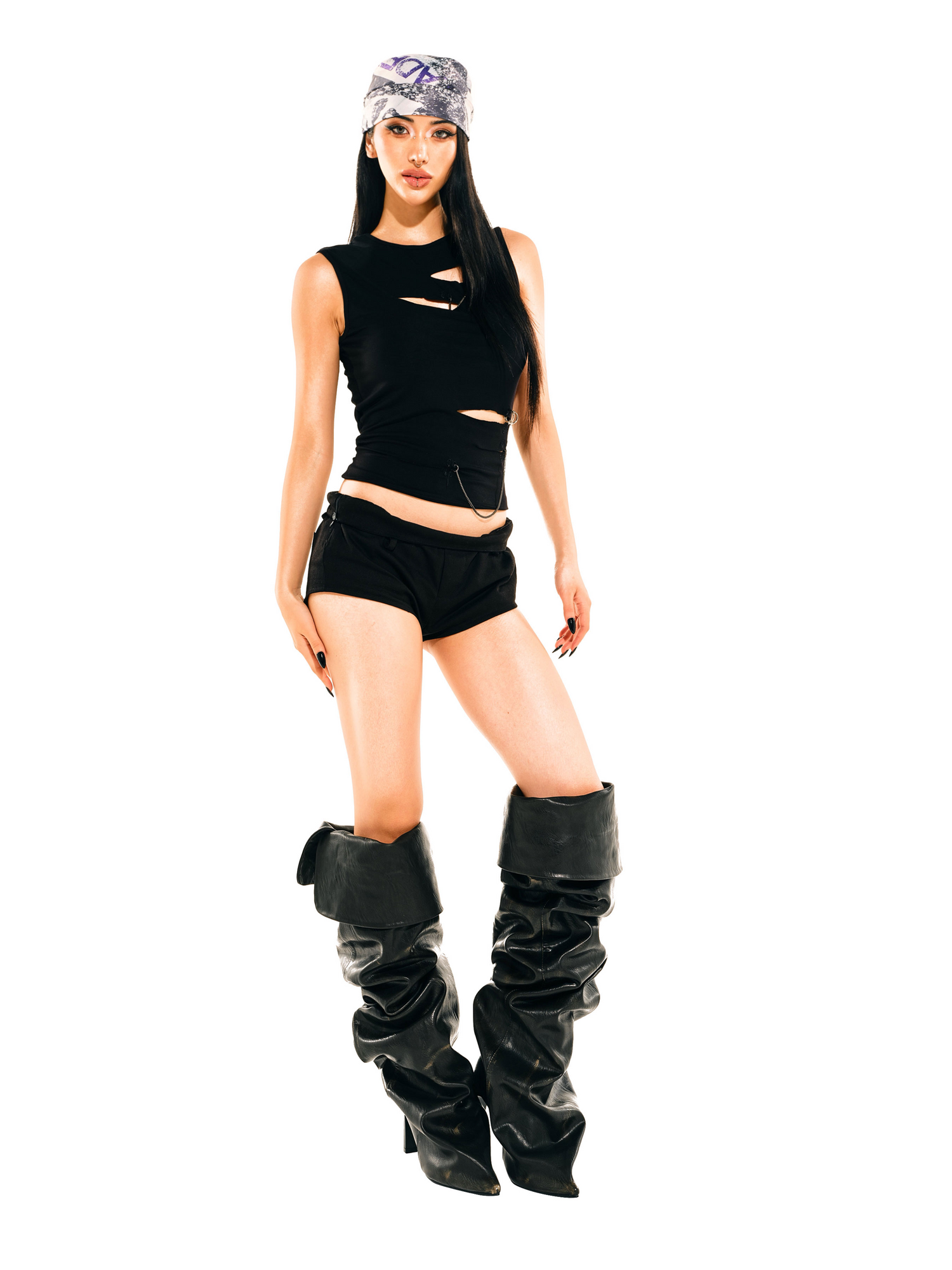 24ANS x UWA Hole Chain Tank Top