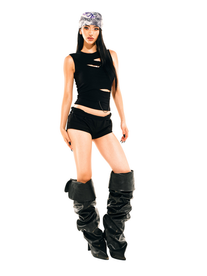 24ANS x UWA Hole Chain Tank Top