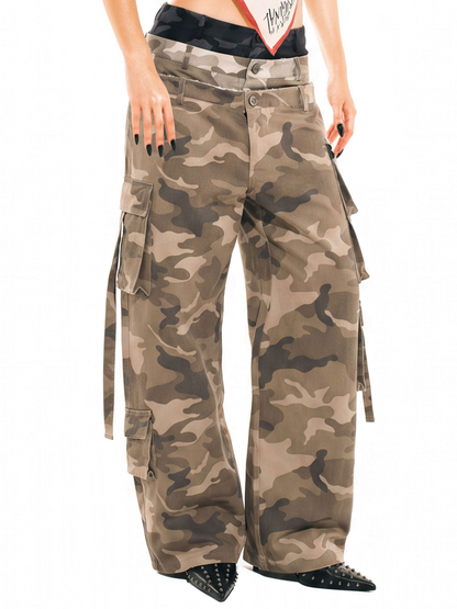 24ANS x UWA Camo Wide-Leg Pants