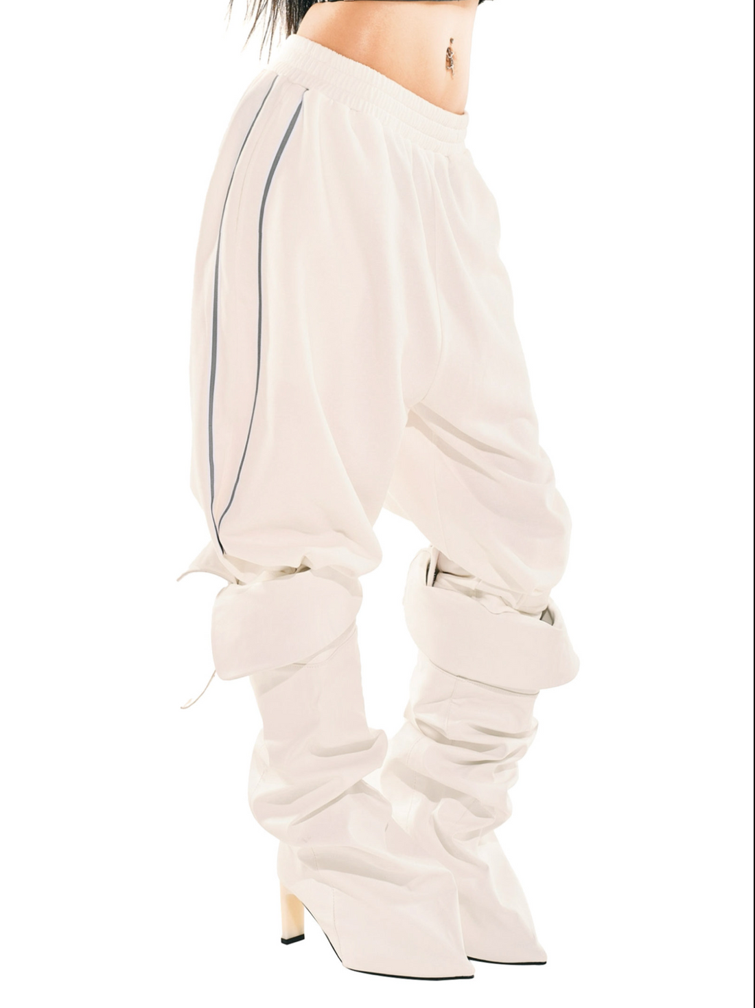 24ANS x UWA Wide-Leg Cropped Pants