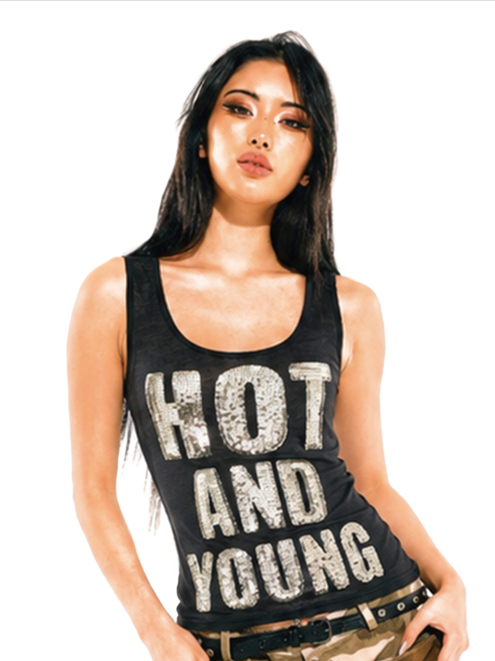 24ANS x UWA Sequin Embroidered Tank