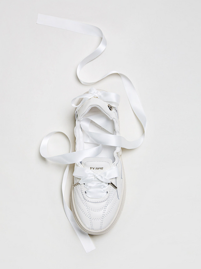 Ballet Ribbon Tie Shoes