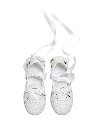 Ballet Ribbon Tie Shoes