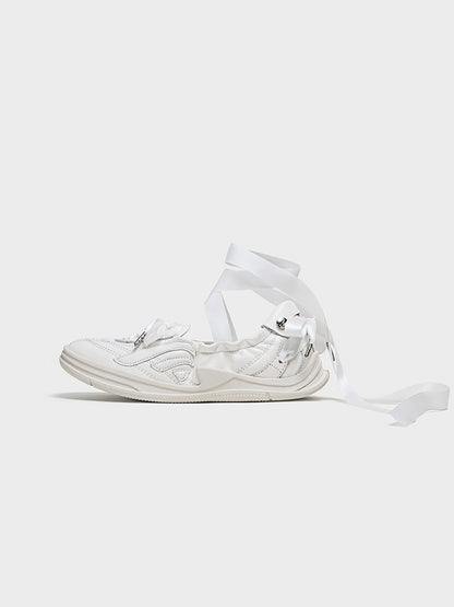 Ballet Ribbon Tie Shoes