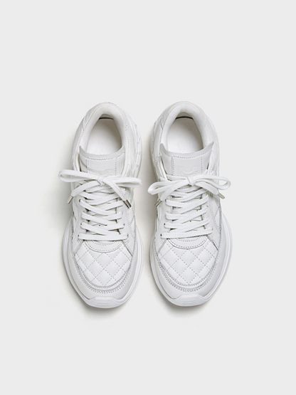 Quilted Platform Sneakers