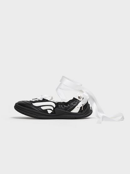 Ribbon Ballet Flat Shoes