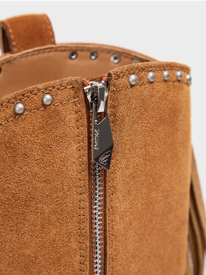 Western Fringe Tall Boots